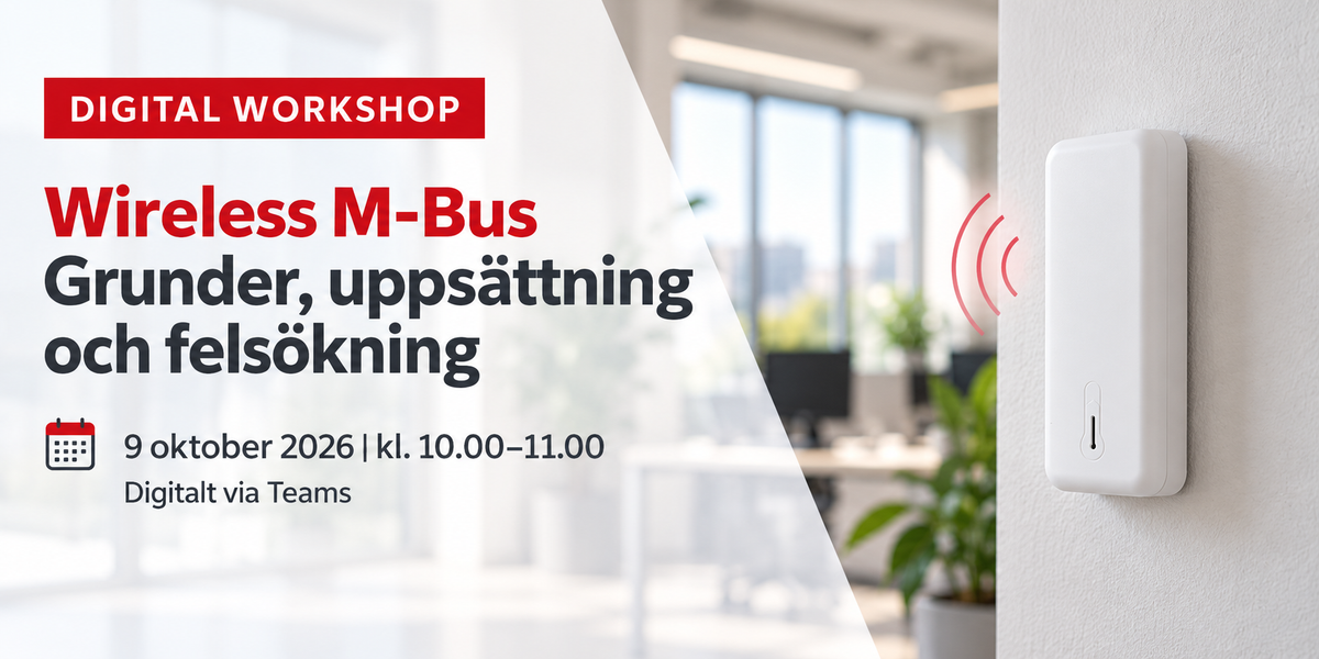 Vill du få bättre koll på Wireless M-Bus och hur du sätter upp en stabil lösning?