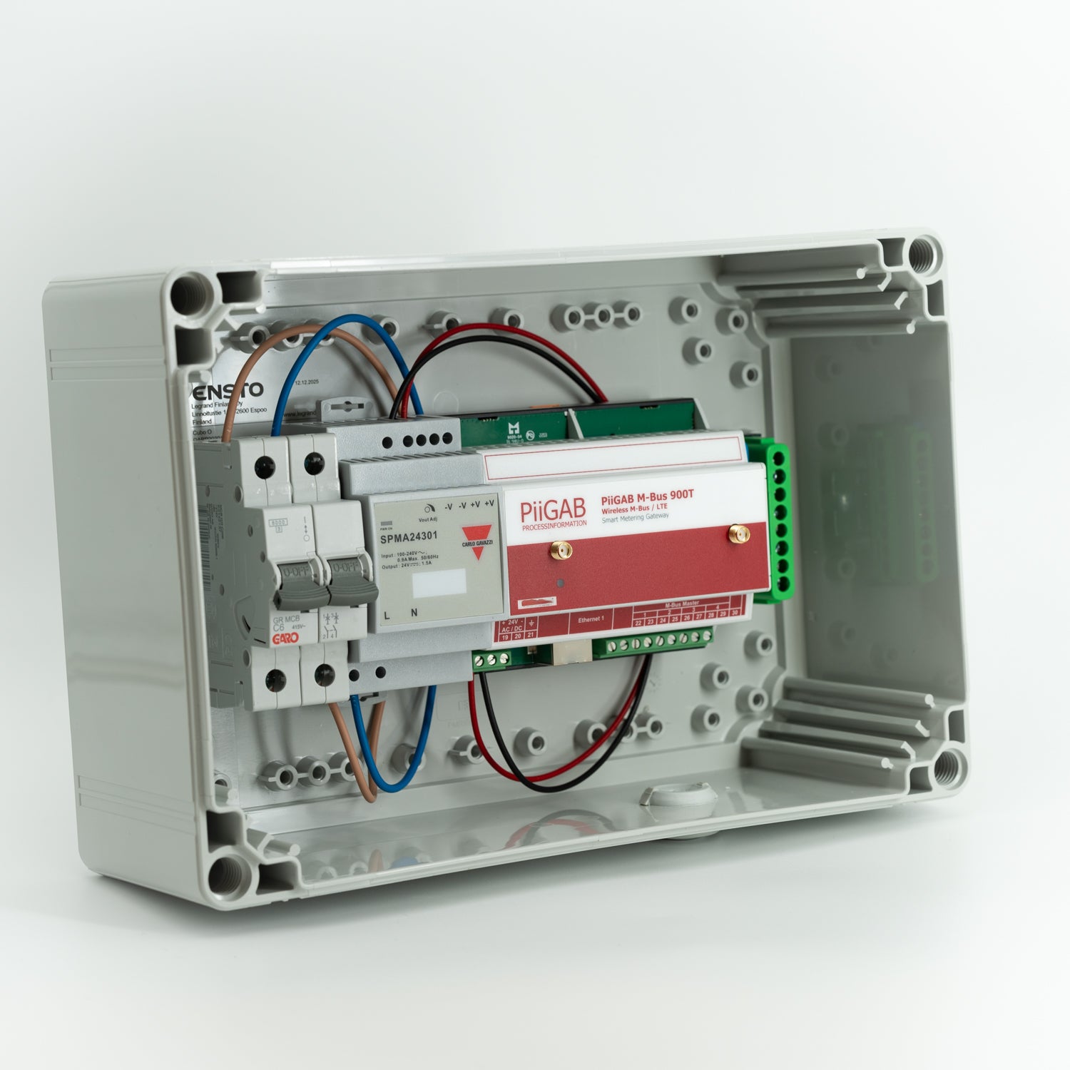 Enclosure with 24V transformer & switch, 300x200, IP65
