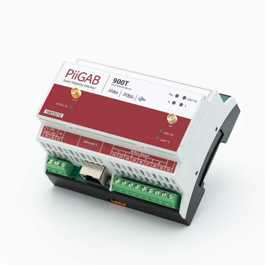PiiGAB 900T Smart Gateway - M-Bus / wM-Bus / LoRaWAN