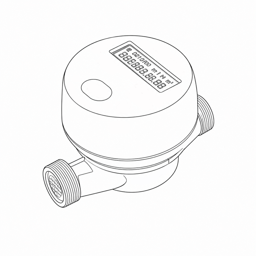 Water meter - M-Bus / wM-Bus / LoRa - Övriga dimensioner